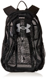 Under Armour Adult Hustle Mesh Backpack , (001) Black / / White , One Size Fits Most