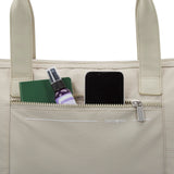 Samsonite Better Than Basics Weekender Duffle – Drop Bottom Travel Bag with 14” Laptop Compartment, SmartSleeve™ Strap, Adjustable Shoulder Strap, Durable RPET Lining, Limestone Grey