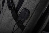 Masirs Laptop Travel Backpack - Adjustable Shoulder Straps, Zippered Compartments with Side Pockets for Water Bottle or Umbrella. Headset and USB Charging Port. Perfect for Business or Traveling.