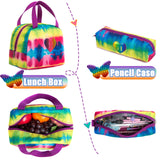 Meetbelify Backpack for Girls Backpacks for Elementary Preschool Student with Lunch Box Pencil Case 3 in 1 Bookbag for Girls for School