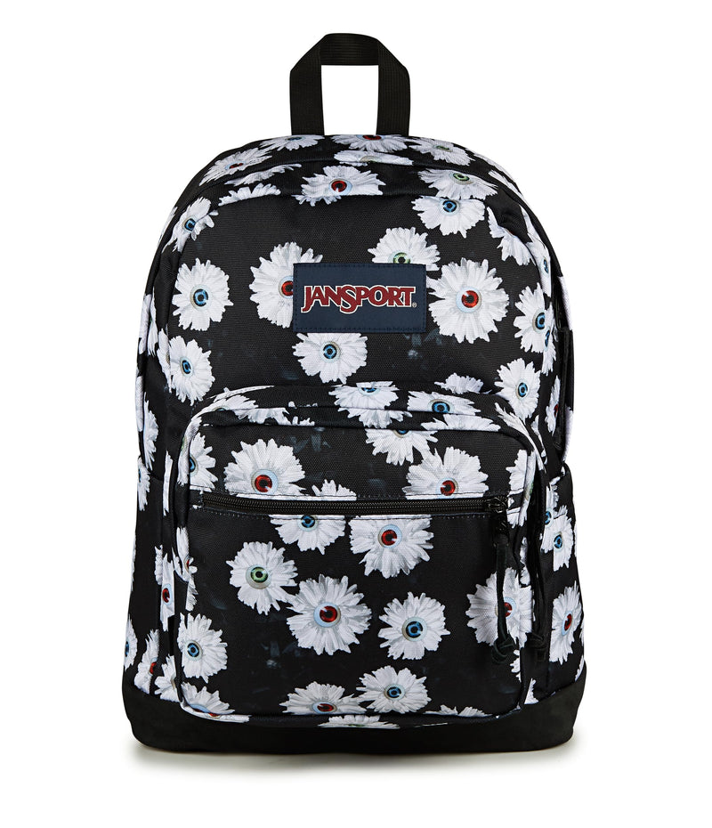 JanSport Right Pack Backpack - Durable Daypack with Padded 15" Laptop Sleeve, Spacious Main Compartment & Integrated Water Bottle Pocket, Eyeball Blossom