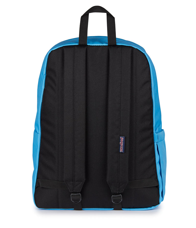 JanSport SuperBreak Plus Backpack with Padded 15-inch Laptop Sleeve and Integrated Bottle Pocket - Spacious and Durable Daypack for Work and Travel - Electric Azul