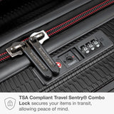 Traveler's Choice Maxporter II Polycarbonate Hardside Trunk with Spinner Wheels, Black, 31-Inch Trunk