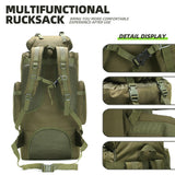 King'sGuard 100L Camping Hiking Backpack Molle Rucksack Military Camping Backpacking Daypack