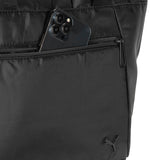 PUMA Women's Lilth Tote, Stylish Carryall with Removable Strap, Pockets & Bottom Compartment, Black, OS