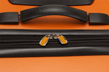Rockland Melbourne Hardside Expandable Spinner Wheel Luggage, Orange, 2 Piece (20"/28")