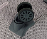 London Fog Kensington Lavender Black Herringbone 28" Expandable Spinner