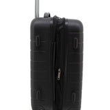 Wrangler Smart Spinner Hardside Luggage, 22-Inch Carry-On, Black