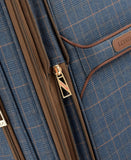 London Fog Brentwood IV 29" Expandable Spinner Softside Suitcase, Midnight Blue