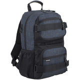Eastsport Travel Skateboard Backpack Double Strap Laptop Bag Multi-Sport Design for Men and Women, Navy Gradient Ripstop