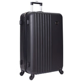Travelers Club Cosmo Luggage, Black-2 Piece Set (28"/20")
