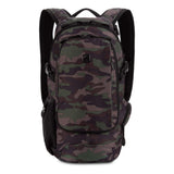 SwissGear 3598 Backpack, Narrow Daypack, Ideal for Commuting and School, Camo/Green