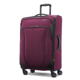 American Tourister 4 KIX 2.0 Expandable Softside Luggage with Spinner Wheels, 24 SPINNER, PURPLE ORCHID