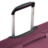 DELSEY PARIS Rami Softside Expandable Luggage with Spinner Wheels, Red, 3 Piece Set (20/24/28)