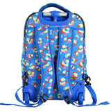Olympia U.S.A. Melody 19" Rolling Backpack, Blue Flower