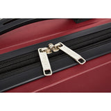 Wrangler 4 Piece Miami Luggage and Packing Cubes Set, Red