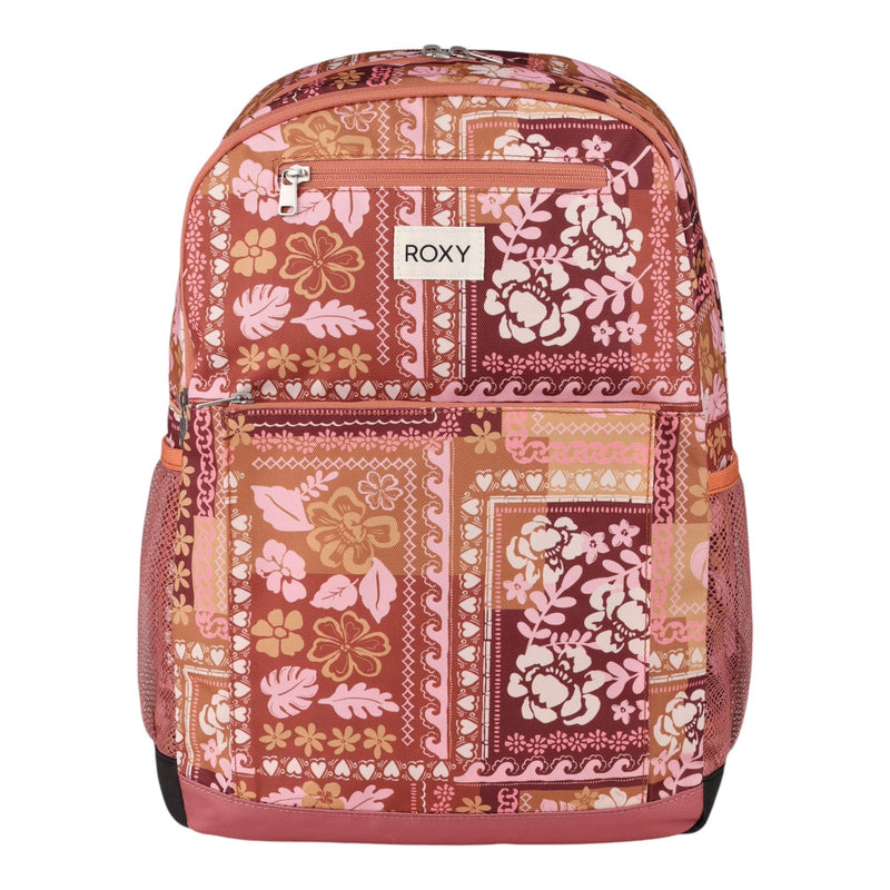 Roxy Here You Are Backpack | Travel | Vacation | Work | Everyday Carry | Laptop Sleeve | Organizer | 23L Capacity | Recycled Polyester -Tahini Nui