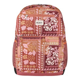 Roxy Here You Are Backpack | Travel | Vacation | Work | Everyday Carry | Laptop Sleeve | Organizer | 23L Capacity | Recycled Polyester -Tahini Nui