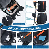 BECOJADDE 15L Small Hiking Backpack for Men Women Foldable Packable Back Pack Ultralight Hiking Daypack for Travel Camping Outdoor, Black