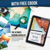 DD D&D Wanderlust D&D Hanging Travel Toiletry Bag for Men and Women – Cosmetics, Makeup and Toiletries Organizer Kit with 10 Compartments, YKK Zippers, XXL Metal Swivel Hook, Water-Resistant Nylon