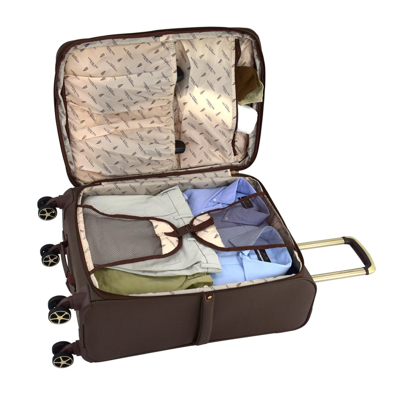 London Fog Liverpool Bronze Tri-weave 24" Expandable Spinner