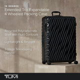 TUMI - 19 Degree Extended Trip Expandable 4 Wheel Packing Case - Durable Hard Shell Zipper Expansion Checked Bag - Suitcase - Black