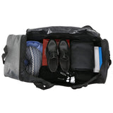 Travelers Club Polo & Racquet Club 32 Inch Collapsible, Black/gray Travel Duffel, One Size, 6 Pieces