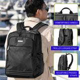 Ricardo Beverly Hills Avalon Travel Laptop Backpack – Carry-On Luggage, Multipurpose Travel Bag for Business & School, 23L (Black)