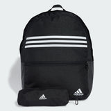 adidas Unisex Classic Horizontal 3-Stripes Backpack, Black, NS, Backpack