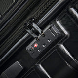 Samsonite Omni 2 24-Inch Medium Checked Hardside Luggage with 360° Spinner Wheels - Scratch Resistant Hardshell - TSA Lock - Expandable Polycarbonate Shell for Lightweight Travel - Midnight Black