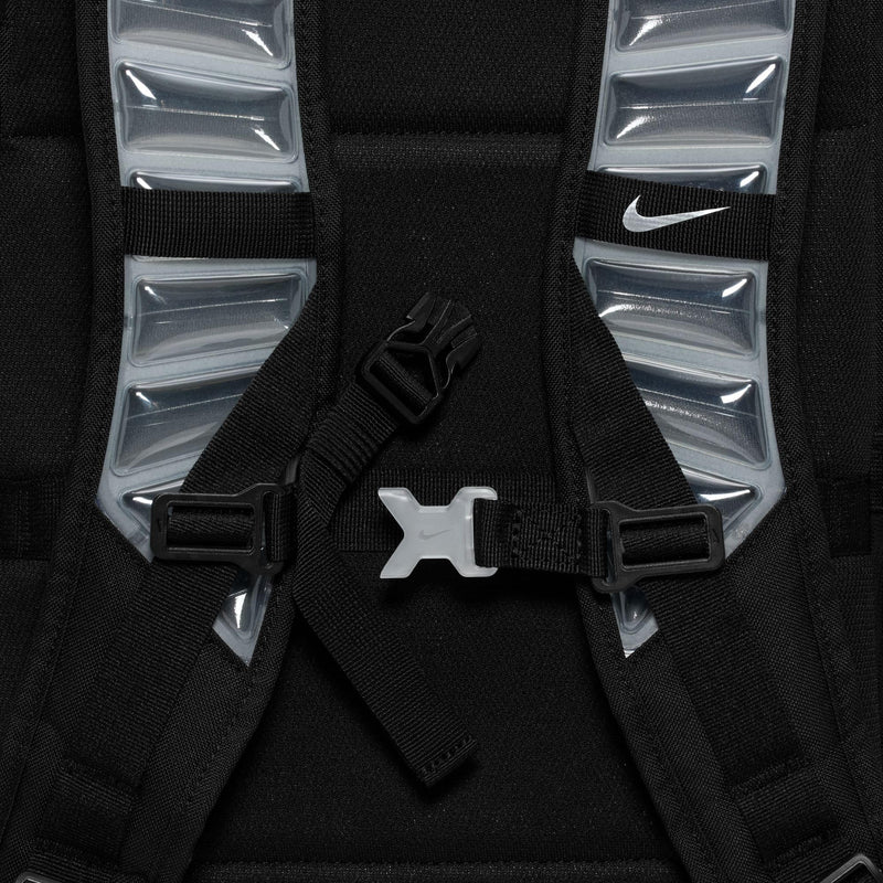 Nike, Unisex, Varsity Elite Backpack (32L), Black/Black/Metallic Silver, One Size