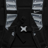 Nike, Unisex, Varsity Elite Backpack (32L), Black/Black/Metallic Silver, One Size