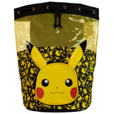 Pokemon Drawstring Bag | Pikachu Backpack With 3D Ears | Boys Swim Bag | Official Pikachu Merchandise | One Size Black