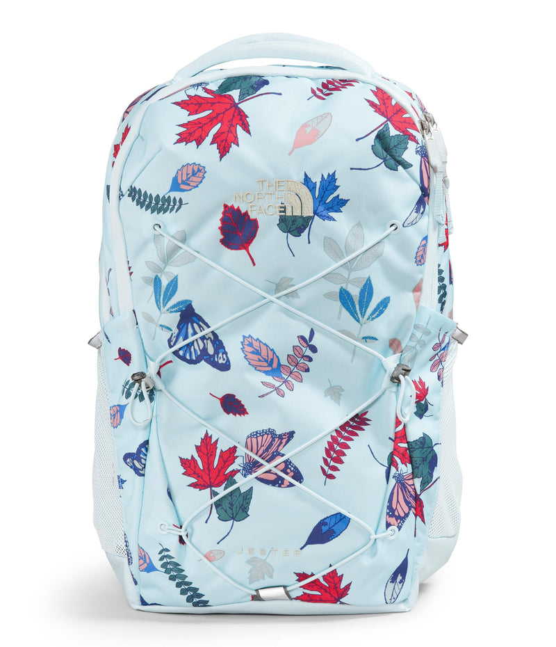 The North Face Women's Jester Everyday Laptop Backpack, Icecap Blue Fall Wanderer Print/Icecap Blue/Gravel, One Size