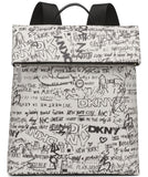 DKNY Women's Handbags Backpack, Marshmellow/Black, One Size