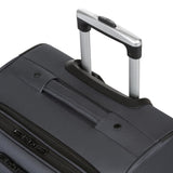 SwissGear Sion Softside Expandable Luggage – Medium Checked Suitcase with 360 Degree Wheels & Retractable Handle – 25 Inch, Perfect for 1-7 Night Trips – Dark Gray