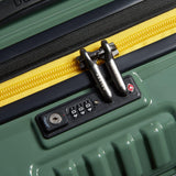 DELSEY PARIS Rempart Hardside Expandable Luggage with Spinner Wheels, Army Green, Carry-On 19 Inch