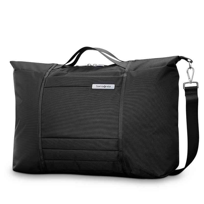 Samsonite UpLIFT 23" Lightweight Foldable Weekender Duffle Bag - Polyester Soft Duffle for Ultra Lightweight Travel - Black