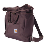 Carhartt Convertible Backpack Tote, Durable Tote Bag with Adjustable Backpack Straps and Laptop Sleeve, Wine