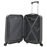 Travelers Club Cosmo Luggage, Black-2 Piece Set (28"/20")