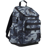FUEL Travel Laptop Hiking Backpack Carry On Airline Approved Luggage Bag Carry On Large Backpack, Black Midnight Blue Camo