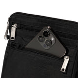 Baggallini Securtex Anti-Theft Crossbody 8.25" Small / 10" Large Travel Purse with RFID Card Slots & Cut-Resistant Strap