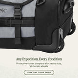 Eagle Creek Cargo Hauler XT Wheeled Duffel - Wheeled Backpack Duffel - Deployable Backpack Straps - Lockable U-Lid & Easy Access Compartment - Charcoal