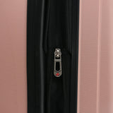 Travelers Club Midtown Hardside 4-Piece Luggage Travel Set, Rose Gold