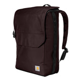 Carhartt 21L Top-Load Backpack, Durable Water Resistant Coated Canvas Base W/ 17" Laptop Sleeve, Port