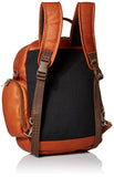 Piel Leather Laptop Backpack/Shoulder Bag, Saddle, One Size