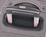 London Fog Kensington Lavender Black Herringbone 28" Expandable Spinner