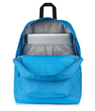 JanSport SuperBreak Plus Backpack with Padded 15-inch Laptop Sleeve and Integrated Bottle Pocket - Spacious and Durable Daypack for Work and Travel - Electric Azul