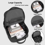 Wotony Military Tactical Backpack for Men Waterproof Daypack 3 Day Assault Pack Molle Bag with Water Bottle Holder (Black, 25L)