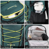 MOUNTAINTOP Hiking Backpack,25L Camping Backpack, Men Women Hiking Daypack Lightweight Travel Backpack for Climbing(Deep Green)